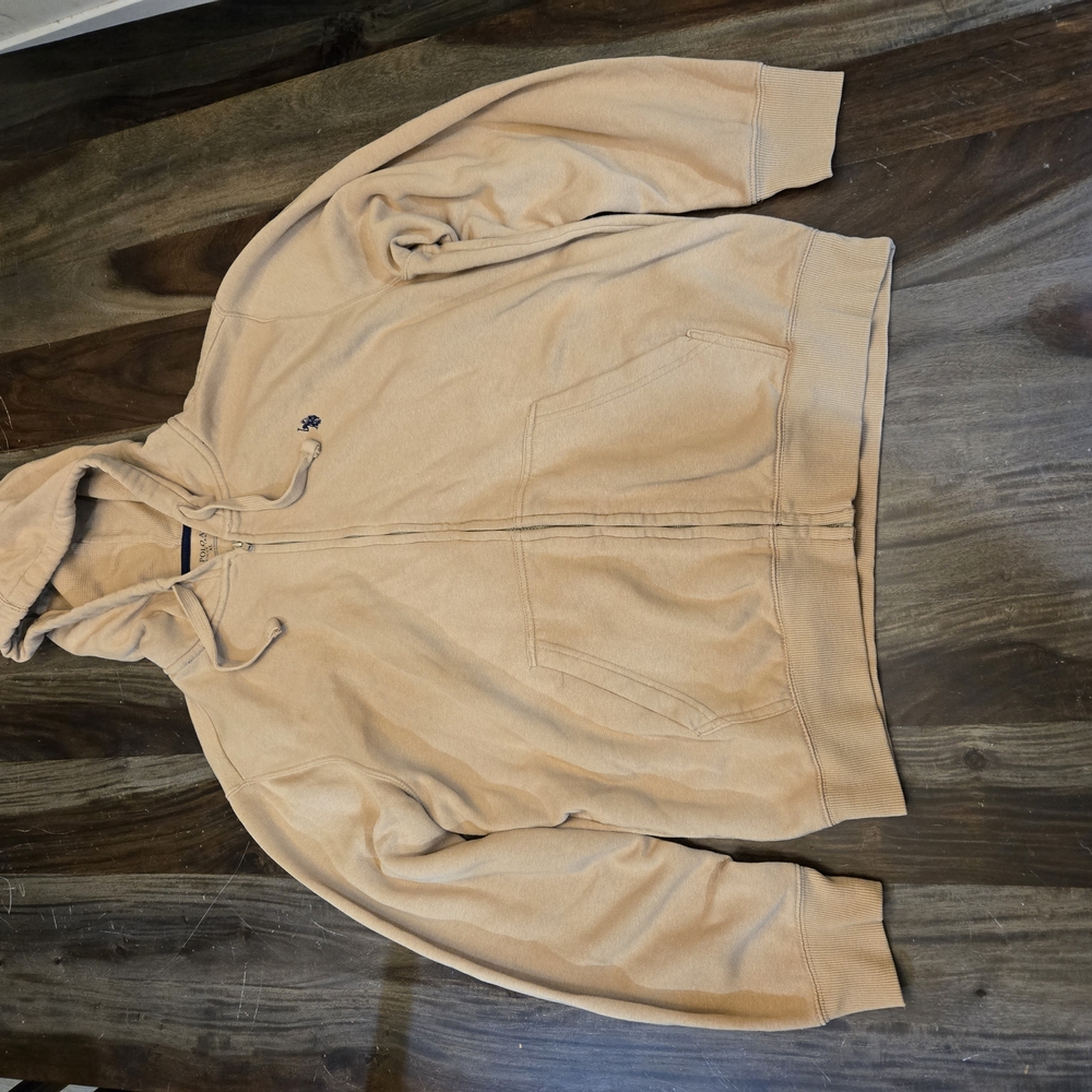 Us polo association Beige Hoodie with Logo